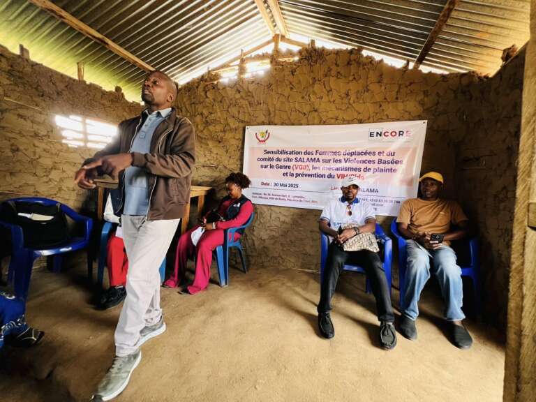 Bunia: Sensibilisation des femmes déplacées et du comité du Site SALAMA sur les VBG
